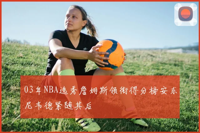 03年NBA选秀詹姆斯领衔得分榜安东尼韦德紧随其后